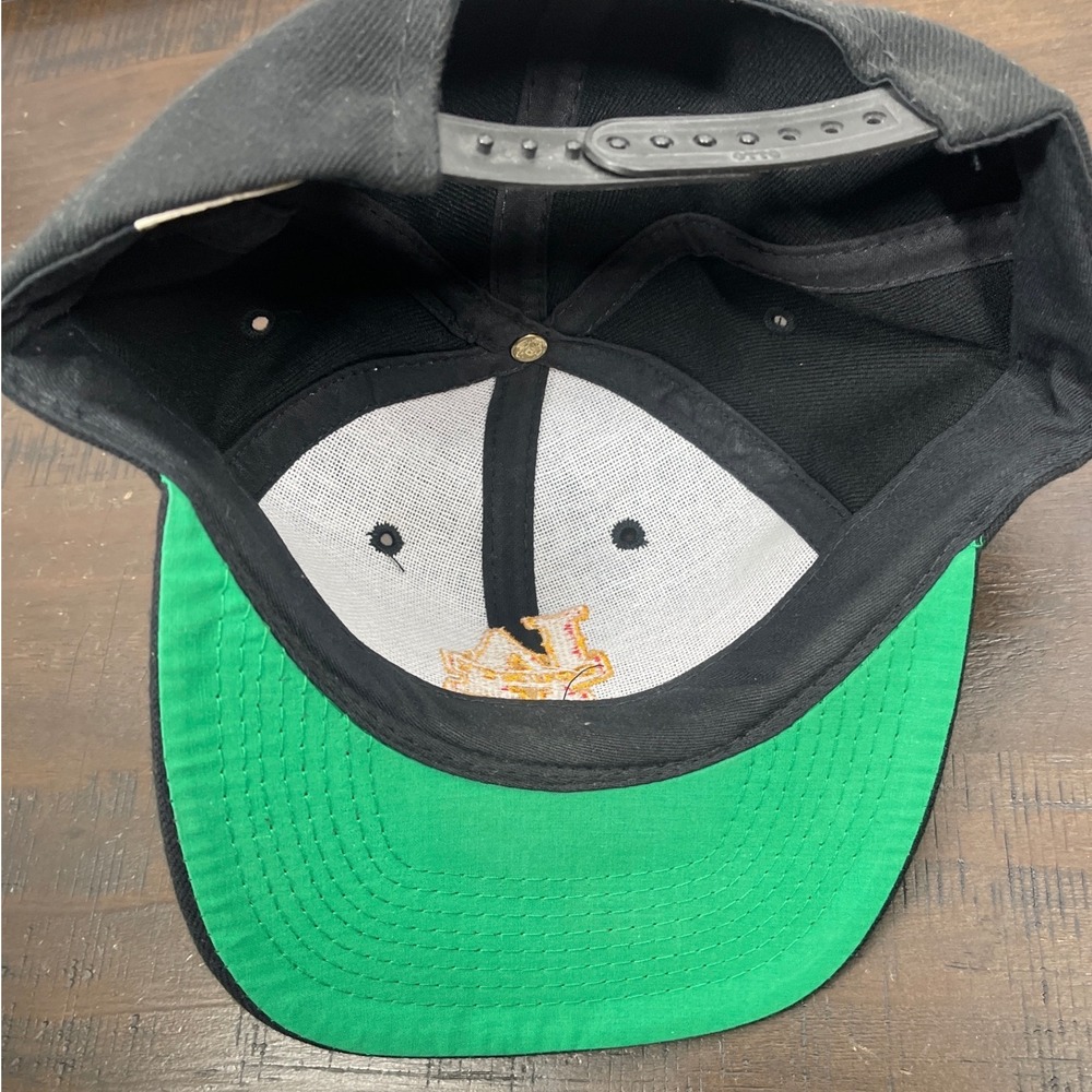LA County Fire Snapback Hat Black Green Underbrim Embroidered Logo - Picture 2 of 4